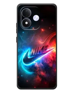Чехол для Xiaomi Redmi Note 17 с картинкой «Огненный логотип Nike»