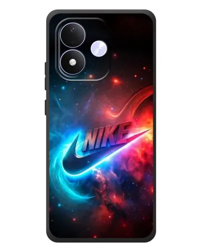 Чехол для Xiaomi Redmi Note 17 с картинкой «Огненный логотип Nike»