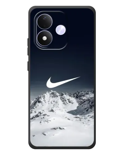 Чехол для Xiaomi Redmi Note 17 с картинкой «Nike — зимние горы»
