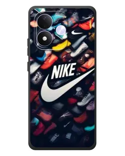 Чехол для Xiaomi Redmi Note 17 с картинкой «Коллекция кроссовок Nike»