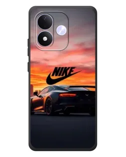 Чехол для Xiaomi Redmi Note 17 с картинкой «Nike и суперкар»