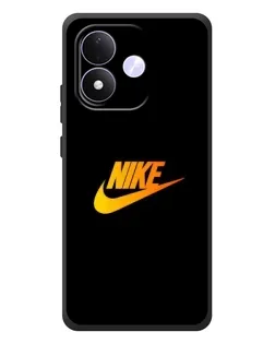 Чехол для Xiaomi Redmi Note 17 с картинкой «Золотой логотип Nike»