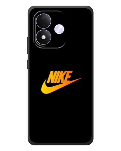 Чехол для Xiaomi Redmi Note 17 с картинкой «Золотой логотип Nike»