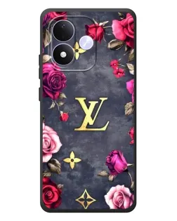 Чехол для Xiaomi Redmi Note 17 с картинкой «Цветочный Louis Vuitton»
