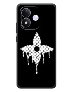 Чохол для Xiaomi Redmi Note 17 з картинкою «Квіткова монограма»