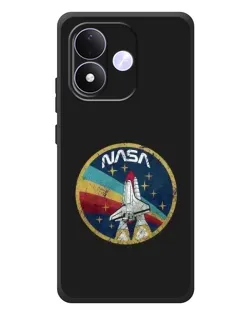 Чехол для Xiaomi Redmi Note 17 с картинкой «NASA — эмблема миссии»