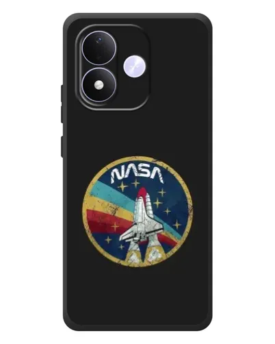 Чехол для Xiaomi Redmi Note 17 с картинкой «NASA — эмблема миссии»