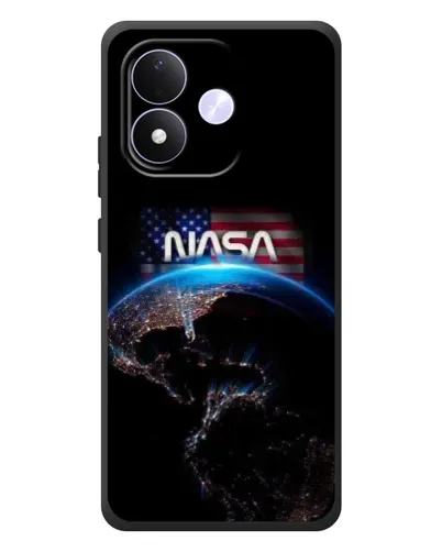 Чехол для Xiaomi Redmi Note 17 с картинкой «Земля из космоса NASA»