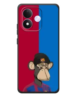 Чехол для Xiaomi Redmi Note 17 с картинкой «Bored Ape — фанат Барсы» Чехол для Xiaomi Redmi Note 17 с картинкой «Bored Ape — фанат Барсы»