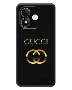 Чехол для Xiaomi Redmi Note 17 с картинкой «Золотой логотип Gucci» Чехол для Xiaomi Redmi Note 17 с картинкой «Золотой логотип Gucci»