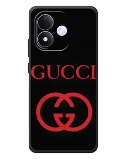 Чехол для Xiaomi Redmi Note 17 с картинкой «Gucci — красный логотип» Чехол для Xiaomi Redmi Note 17 с картинкой «Gucci — красный логотип»