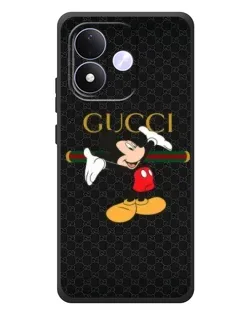 Чехол для Xiaomi Redmi Note 17 с картинкой «Микки Маус Gucci» Чехол для Xiaomi Redmi Note 17 с картинкой «Микки Маус Gucci»