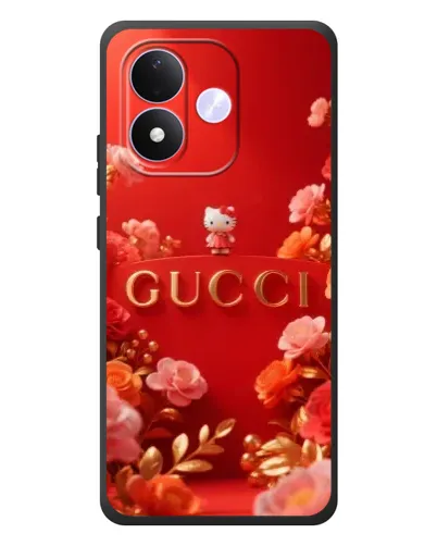 Чехол для Xiaomi Redmi Note 17 с картинкой «Gucci — золотой сад»