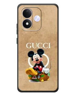 Чехол для Xiaomi Redmi Note 17 с картинкой «Микки Маус Gucci — крафт» Чехол для Xiaomi Redmi Note 17 с картинкой «Микки Маус Gucci — крафт»