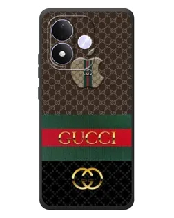 Чехол для Xiaomi Redmi Note 17 с картинкой «Gucci — брендированный десерт» Чехол для Xiaomi Redmi Note 17 с картинкой «Gucci — брендированный десерт»