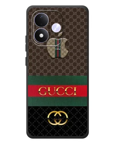 Чехол для Xiaomi Redmi Note 17 с картинкой «Gucci — брендированный десерт»