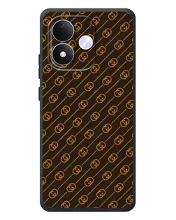 Чехол для Xiaomi Redmi Note 17 с картинкой «Gucci — золотые диагонали» Чехол для Xiaomi Redmi Note 17 с картинкой «Gucci — золотые диагонали»