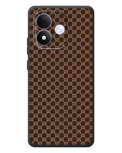 Чохол для Xiaomi Redmi Note 17 з картинкою «Gucci — шоколадна сітка» Чохол для Xiaomi Redmi Note 17 з картинкою «Gucci — шоколадна сітка»