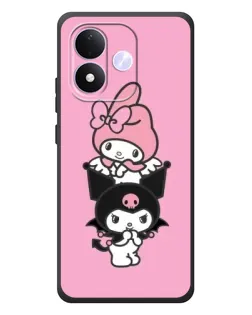 Чехол для Xiaomi Redmi Note 17 с картинкой «My Melody и Kuromi» Чехол для Xiaomi Redmi Note 17 с картинкой «My Melody и Kuromi»