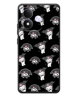 Чехол для Xiaomi Redmi Note 17 с картинкой «Черный паттерн Kuromi» Чехол для Xiaomi Redmi Note 17 с картинкой «Черный паттерн Kuromi»