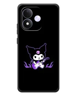 Чехол для Xiaomi Redmi Note 17 с картинкой «Электрическая Kuromi» Чехол для Xiaomi Redmi Note 17 с картинкой «Электрическая Kuromi»