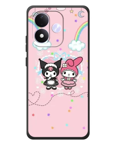 Чехол для Xiaomi Redmi Note 17 с картинкой «My Melody и Kuromi»