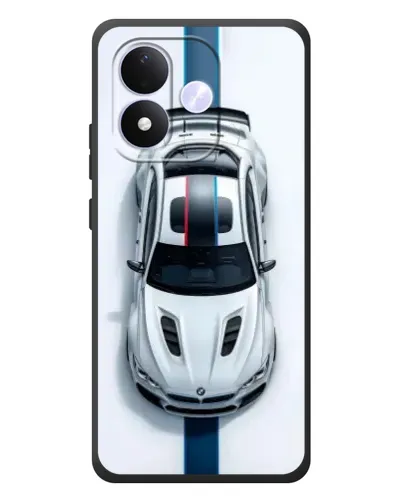Чехол для Xiaomi Redmi Note 17 с картинкой «Вид сверху — BMW M»