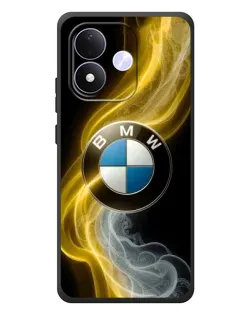 Чехол для Xiaomi Redmi Note 17 с картинкой «Золотистый дым BMW» Чехол для Xiaomi Redmi Note 17 с картинкой «Золотистый дым BMW»