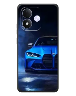 Чехол для Xiaomi Redmi Note 17 с картинкой «Голубая BMW M4» Чехол для Xiaomi Redmi Note 17 с картинкой «Голубая BMW M4»
