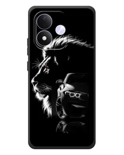 Чехол для Xiaomi Redmi Note 17 с картинкой «BMW и лев» Чехол для Xiaomi Redmi Note 17 с картинкой «BMW и лев»