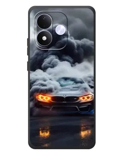 Чехол для Xiaomi Redmi Note 17 с картинкой «BMW в дыму» Чехол для Xiaomi Redmi Note 17 с картинкой «BMW в дыму»