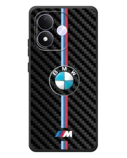 Чехол для Xiaomi Redmi Note 17 с картинкой «Эмблема BMW и карбон» Чехол для Xiaomi Redmi Note 17 с картинкой «Эмблема BMW и карбон»