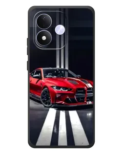 Чехол для Xiaomi Redmi Note 17 с картинкой «Красная BMW на дороге» Чехол для Xiaomi Redmi Note 17 с картинкой «Красная BMW на дороге»