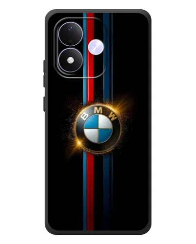 Чехол для Xiaomi Redmi Note 17 с картинкой «BMW M-Power неон»