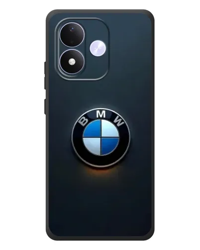 Чехол для Xiaomi Redmi Note 17 с картинкой «Логотип BMW — минимализм»