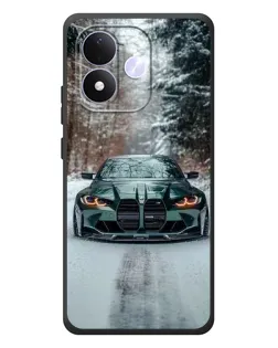 Чехол для Xiaomi Redmi Note 17 с картинкой «BMW в зимнем лесу» Чехол для Xiaomi Redmi Note 17 с картинкой «BMW в зимнем лесу»