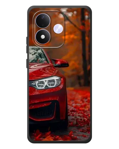 Чехол для Xiaomi Redmi Note 17 с картинкой «Осенняя BMW M4»