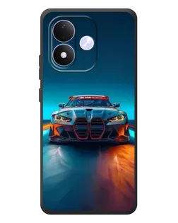 Чехол для Xiaomi Redmi Note 17 с картинкой «BMW — огни неона» Чехол для Xiaomi Redmi Note 17 с картинкой «BMW — огни неона»