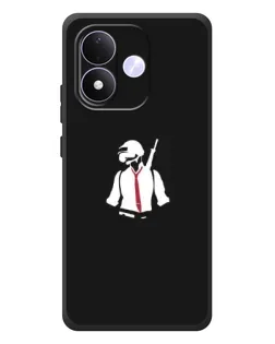 Чехол для Xiaomi Redmi Note 17 с картинкой «PUBG — силуэт воина» Чехол для Xiaomi Redmi Note 17 с картинкой «PUBG — силуэт воина»