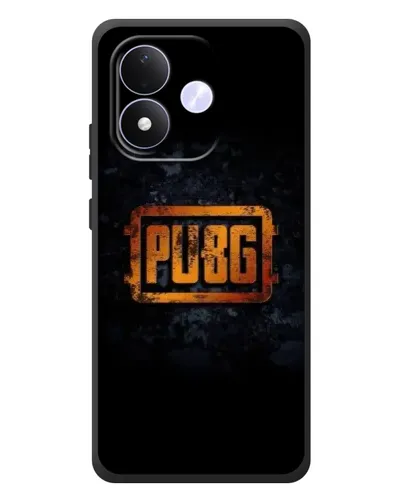 Чехол для Xiaomi Redmi Note 17 с картинкой «PUBG — золотой логотип»