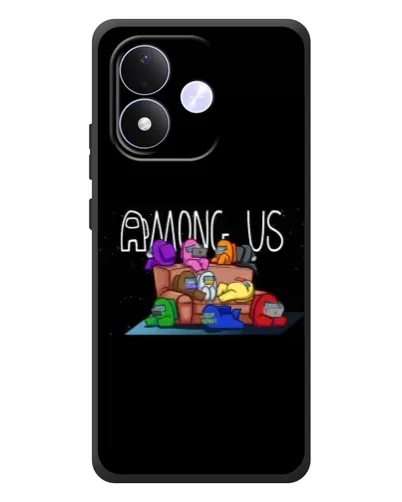 Чехол для Xiaomi Redmi Note 17 с картинкой «Логотип Among Us»