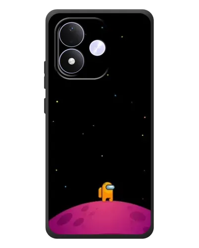 Чехол для Xiaomi Redmi Note 17 с картинкой «Одинокий герой на планете»