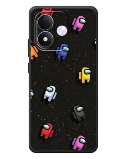 Чехол для Xiaomi Redmi Note 17 с картинкой «Космический паттерн Among Us» Чехол для Xiaomi Redmi Note 17 с картинкой «Космический паттерн Among Us»