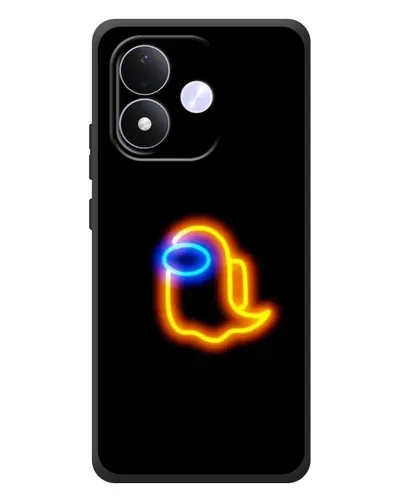 Чехол для Xiaomi Redmi Note 17 с картинкой «Among Us неоновое сияние»
