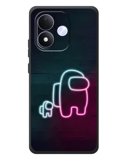 Чехол для Xiaomi Redmi Note 17 с картинкой «Among Us неон-арт» Чехол для Xiaomi Redmi Note 17 с картинкой «Among Us неон-арт»