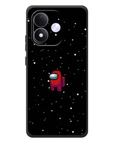 Чехол для Xiaomi Redmi Note 17 с картинкой «Красный Among Us»
