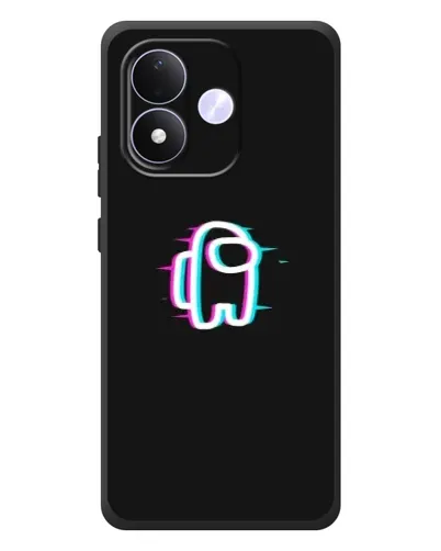 Чехол для Xiaomi Redmi Note 17 с картинкой «Among Us неон»