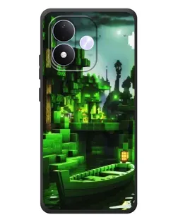 Чехол для Xiaomi Redmi Note 17 с картинкой «Minecraft лесной пейзаж» Чехол для Xiaomi Redmi Note 17 с картинкой «Minecraft лесной пейзаж»