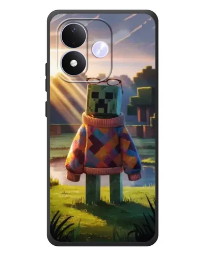 Чехол для Xiaomi Redmi Note 17 с картинкой «Крипер в свитере»