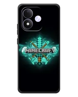 Чехол для Xiaomi Redmi Note 17 с картинкой «Minecraft Diamond лого» Чехол для Xiaomi Redmi Note 17 с картинкой «Minecraft Diamond лого»
